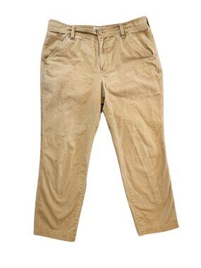 Everlane Brown Khaki Cargo Chore Work Pants 100% Cotton Size 38x32